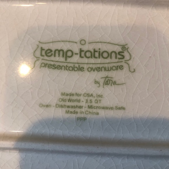 New Temp-tations Old World Ovenware Bakeware & Bag - Picture 6 of 10